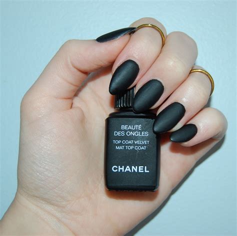 chanel matte nail profondeur|Black Matte Nail Polish .